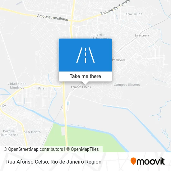 Rua Afonso Celso map
