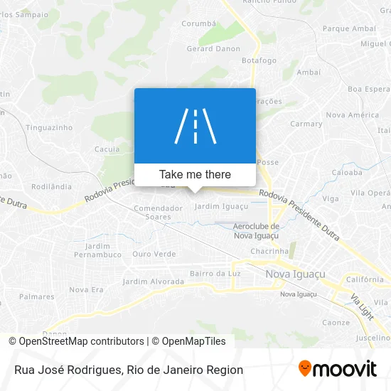 Rua José Rodrigues map