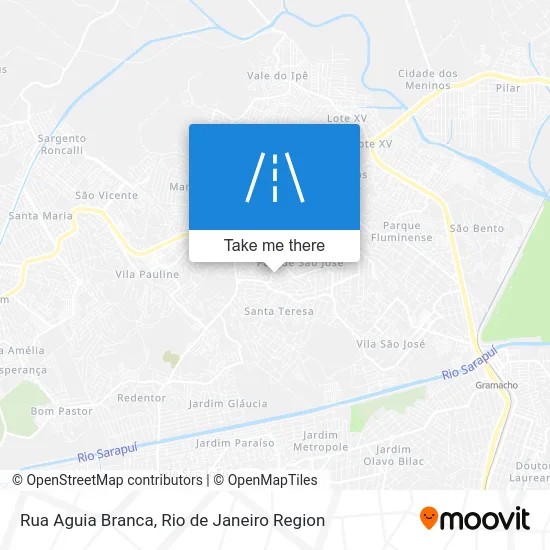 Rua Aguia Branca map