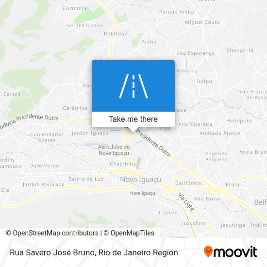 Rua Savero José Bruno map