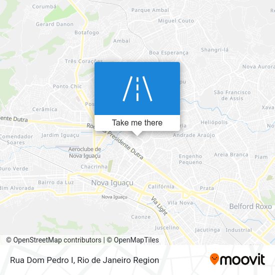 Rua Dom Pedro I map