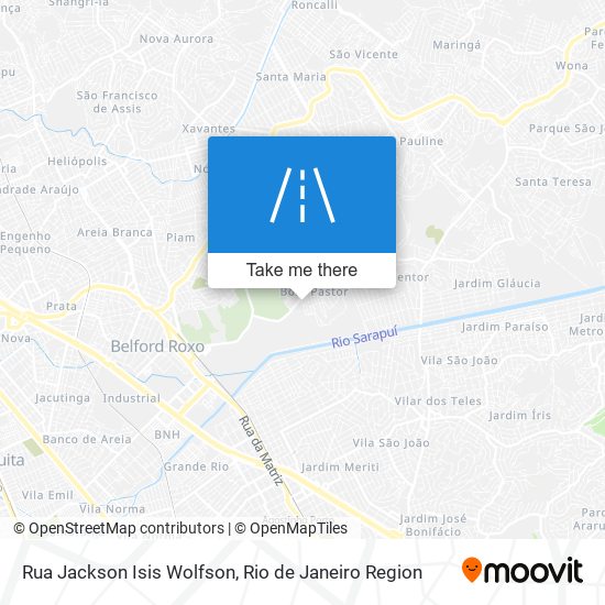 Mapa Rua Jackson Isis Wolfson