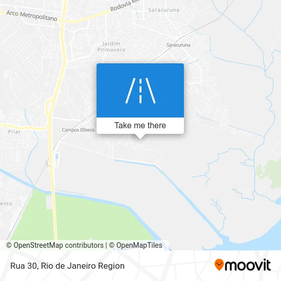Rua 30 map