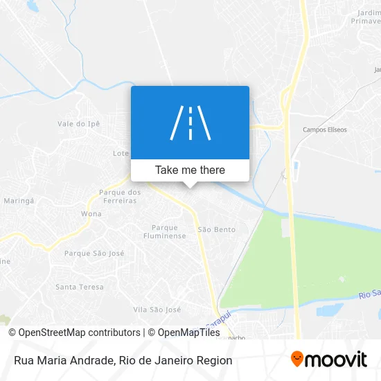 Rua Maria Andrade map