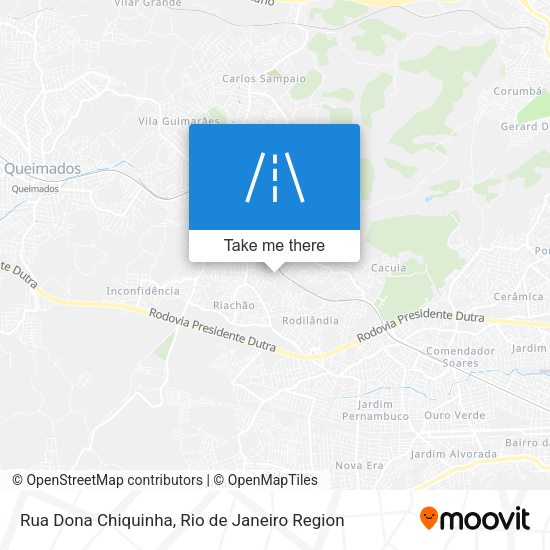 Rua Dona Chiquinha map