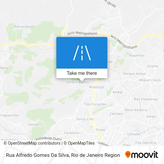 Rua Alfredo Gomes Da Silva map