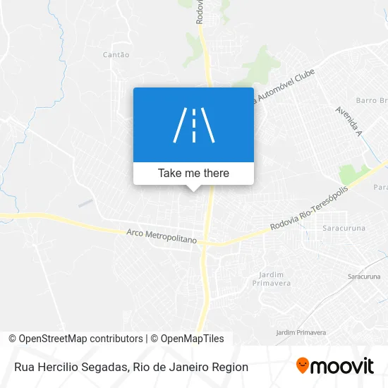 Rua Hercilio Segadas map