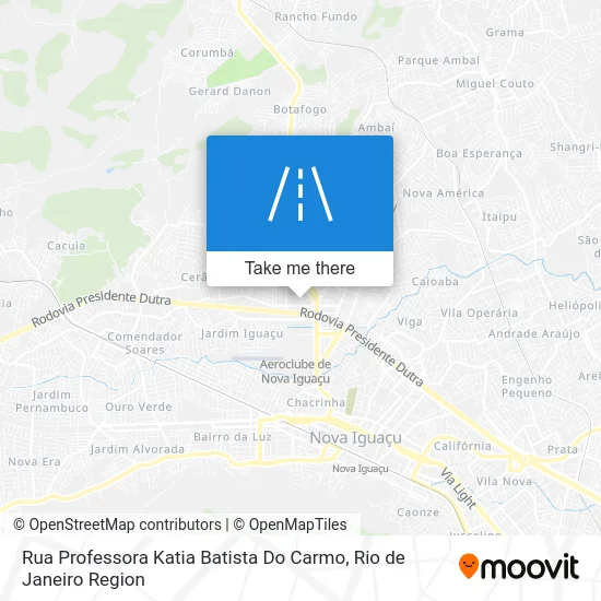 Rua Professora Katia Batista Do Carmo map