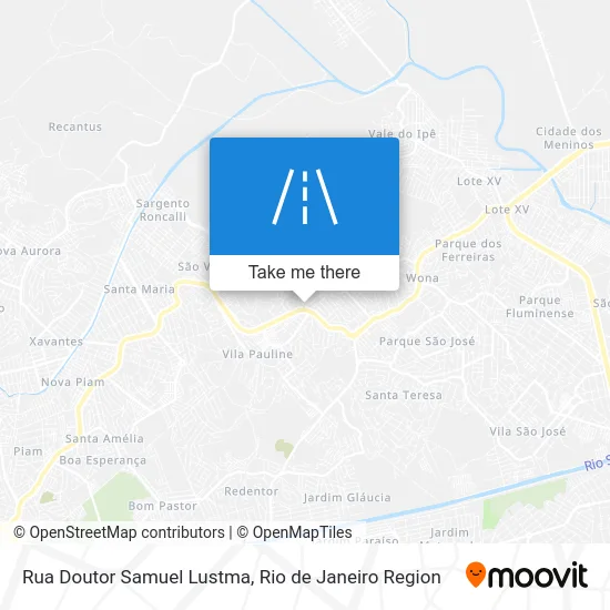 Rua Doutor Samuel Lustma map