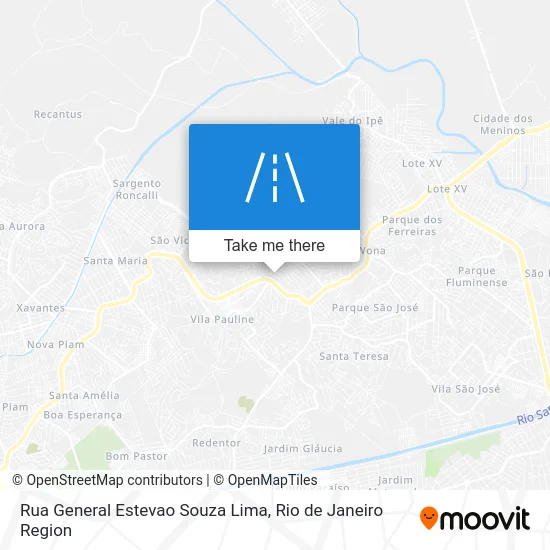 Rua General Estevao Souza Lima map