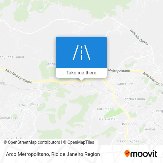 Arco Metropolitano map