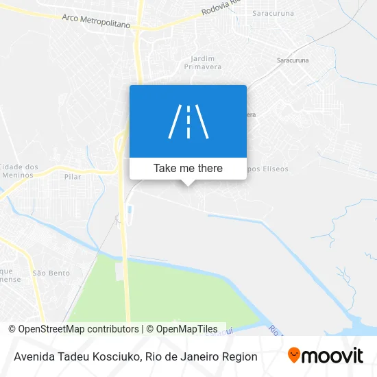 Avenida Tadeu Kosciuko map