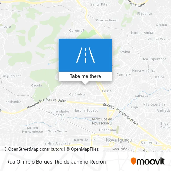 Rua Olimbio Borges map