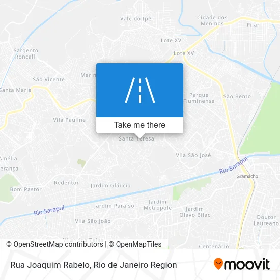 Rua Joaquim Rabelo map