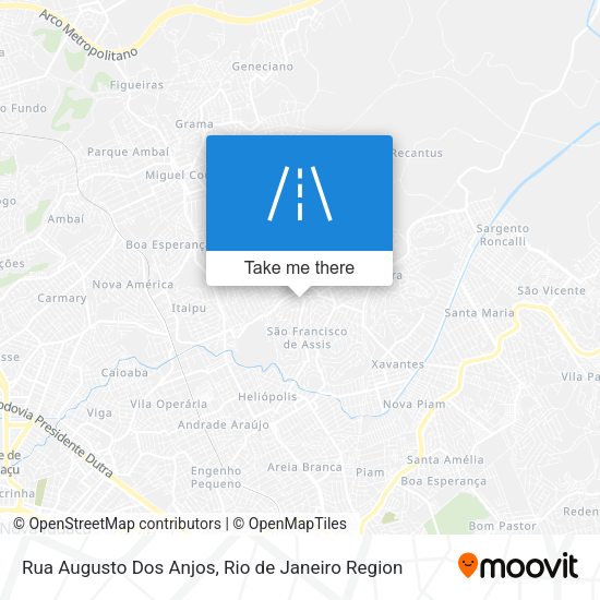 Rua Augusto Dos Anjos map