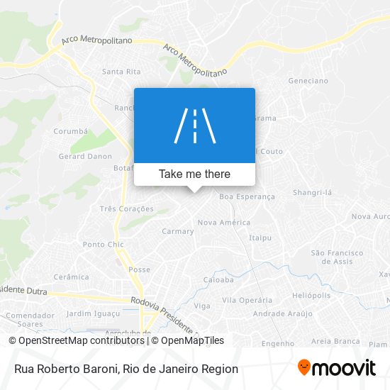 Rua Roberto Baroni map