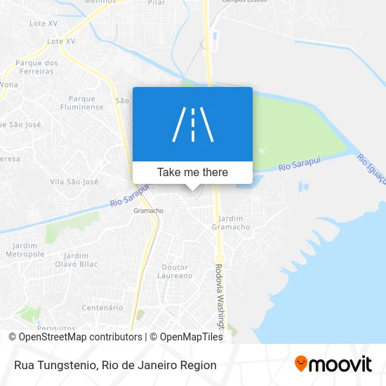 Rua Tungstenio map