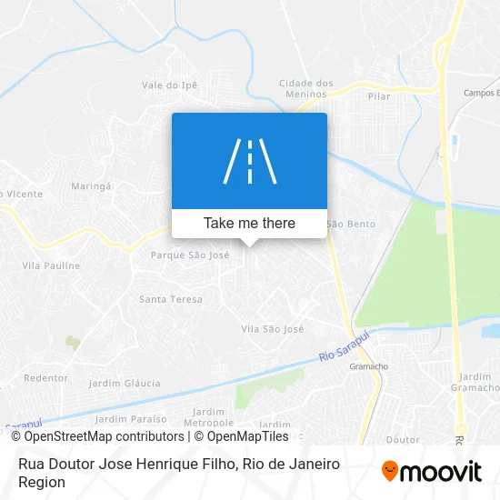 Rua Doutor Jose Henrique Filho map