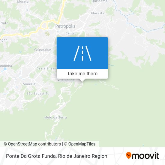 Ponte Da Grota Funda map