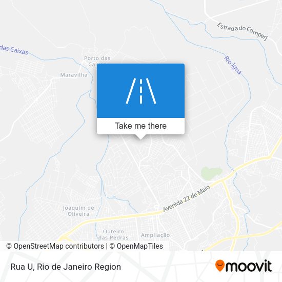 Rua U map