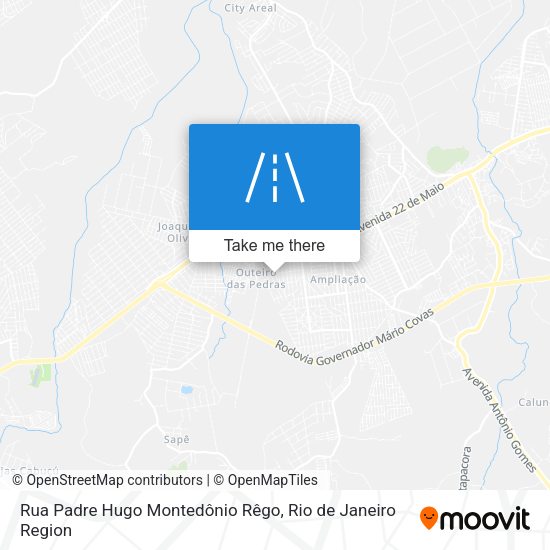 Rua Padre Hugo Montedônio Rêgo map