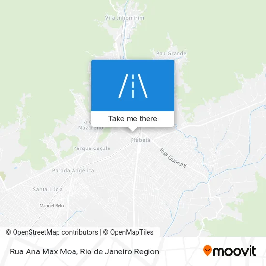 Rua Ana Max Moa map