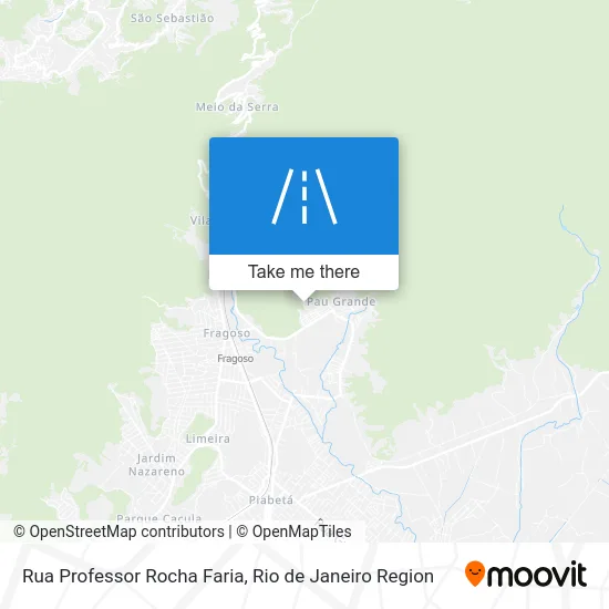 Rua Professor Rocha Faria map