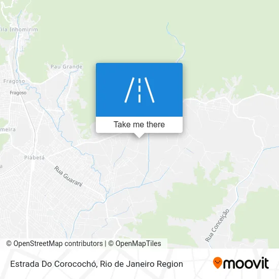 Estrada Do Corocochó map