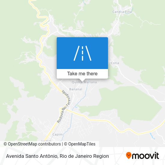 Avenida Santo Antônio map