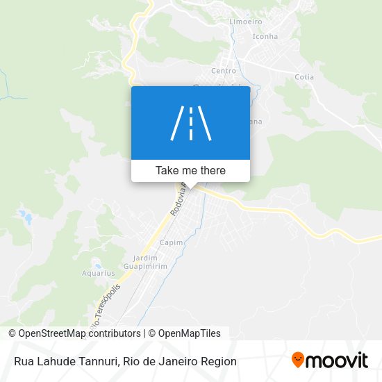Rua Lahude Tannuri map