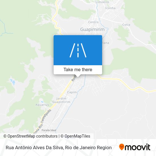 Rua Antônio Alves Da Silva map