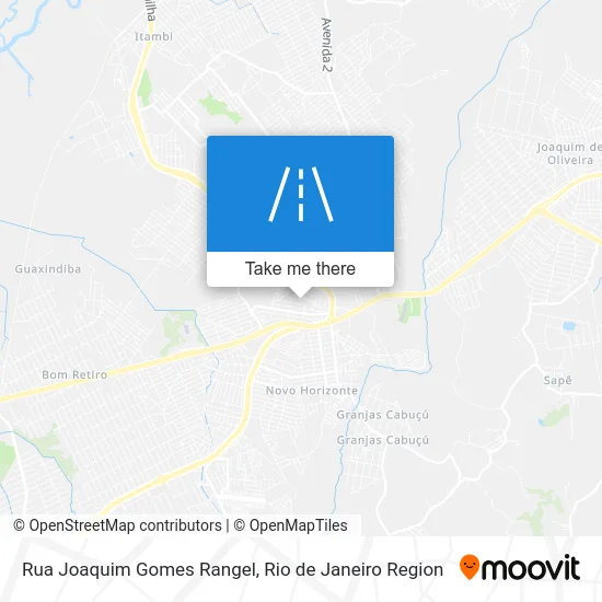 Rua Joaquim Gomes Rangel map