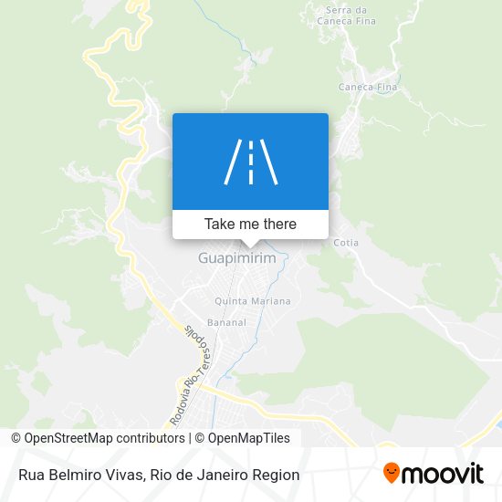 Rua Belmiro Vivas map