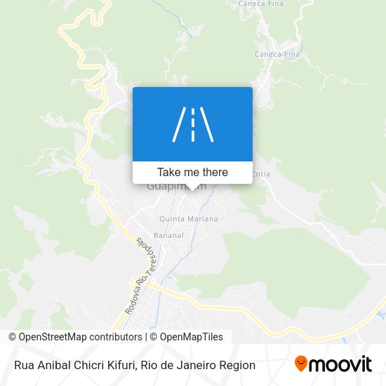 Rua Anibal Chicri Kifuri map