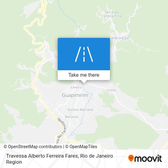 Travessa Alberto Ferreira Fares map