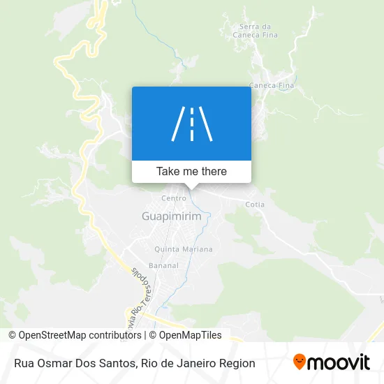 Rua Osmar Dos Santos map