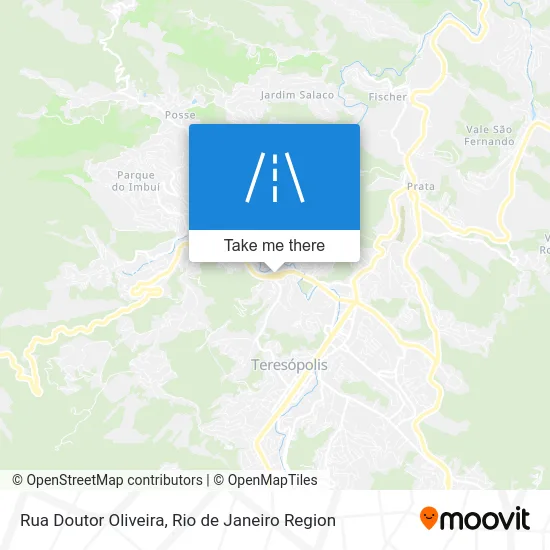 Rua Doutor Oliveira map