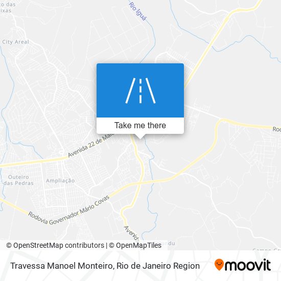 Mapa Travessa Manoel Monteiro