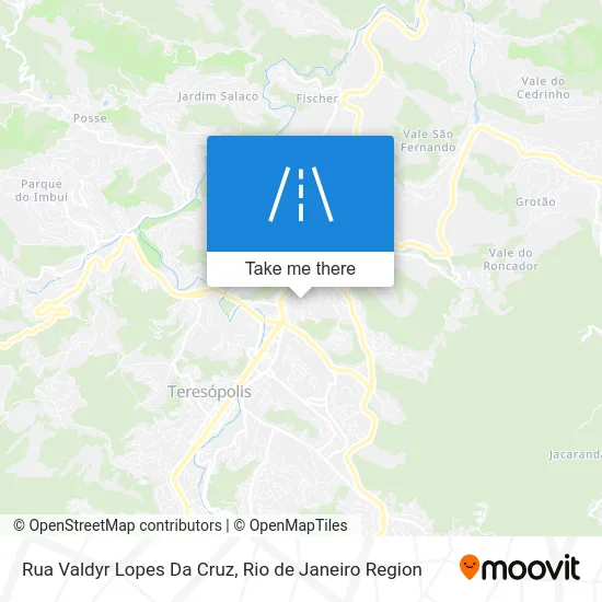 Rua Valdyr Lopes Da Cruz map