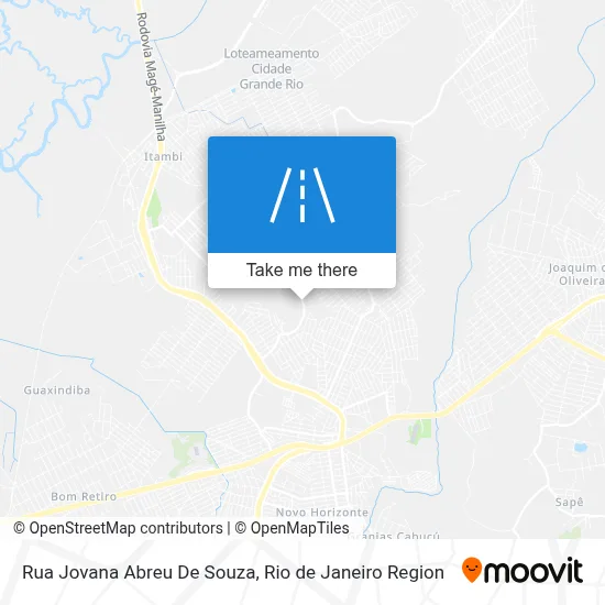 Rua Jovana Abreu De Souza map