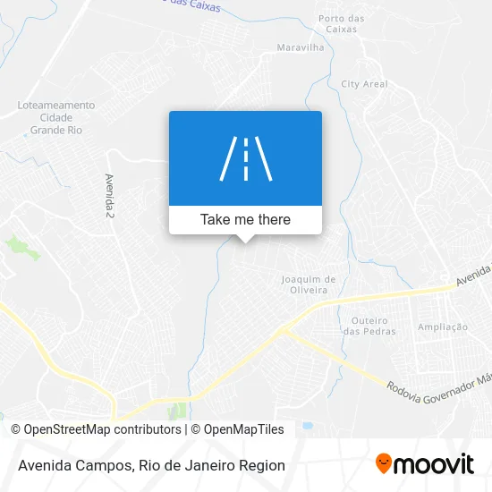 Avenida Campos map