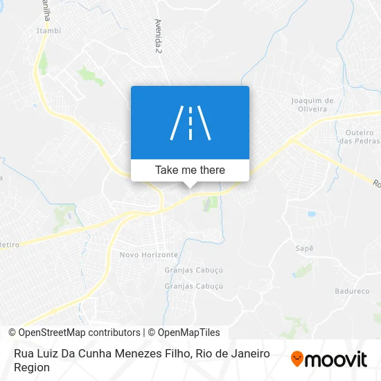 Rua Luiz Da Cunha Menezes Filho map