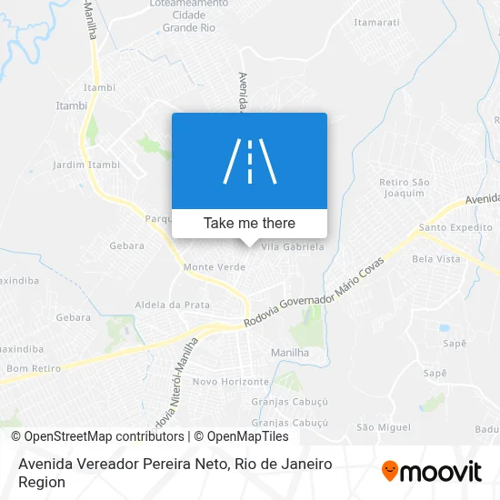 Avenida Vereador Pereira Neto map