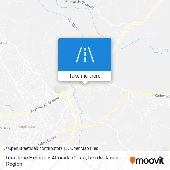 Rua José Henrique Almeida Costa map