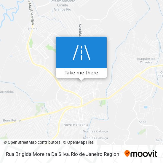 Rua Brigida Moreira Da Silva map