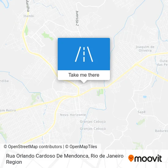 Rua Orlando Cardoso De Mendonca map
