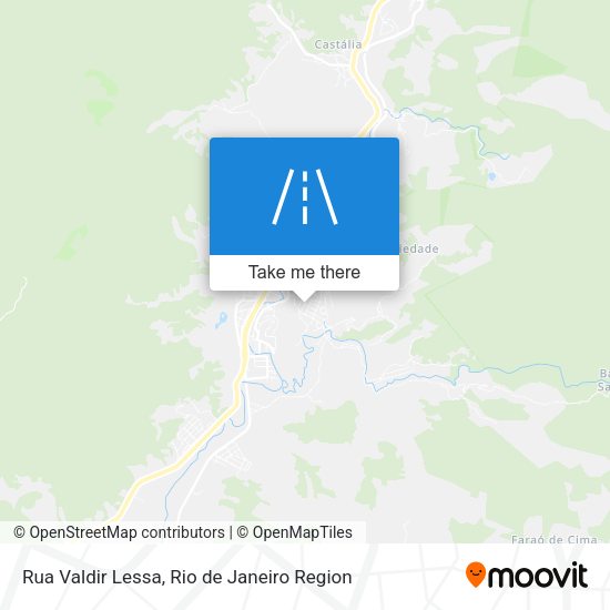 Rua Valdir Lessa map