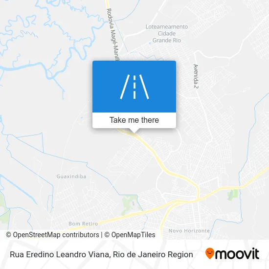 Rua Eredino Leandro Viana map