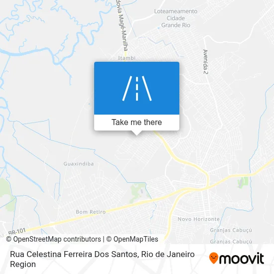 Rua Celestina Ferreira Dos Santos map