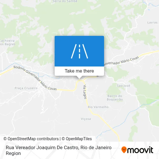 Rua Vereador Joaquim De Castro map